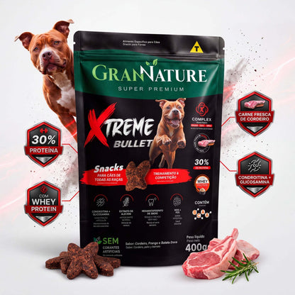 Petisco Snack Xtreme Bullet para Cães 400 g