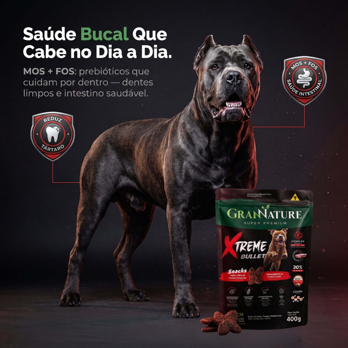 Petisco Snack Xtreme Bullet para Cães
