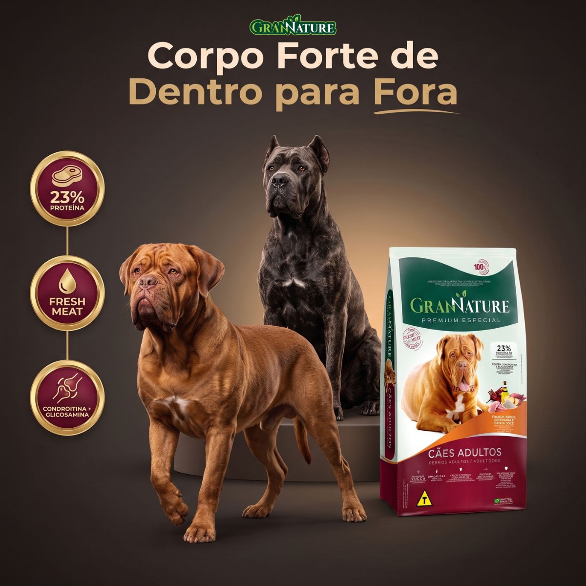 Ração Grannature Cães Adultos