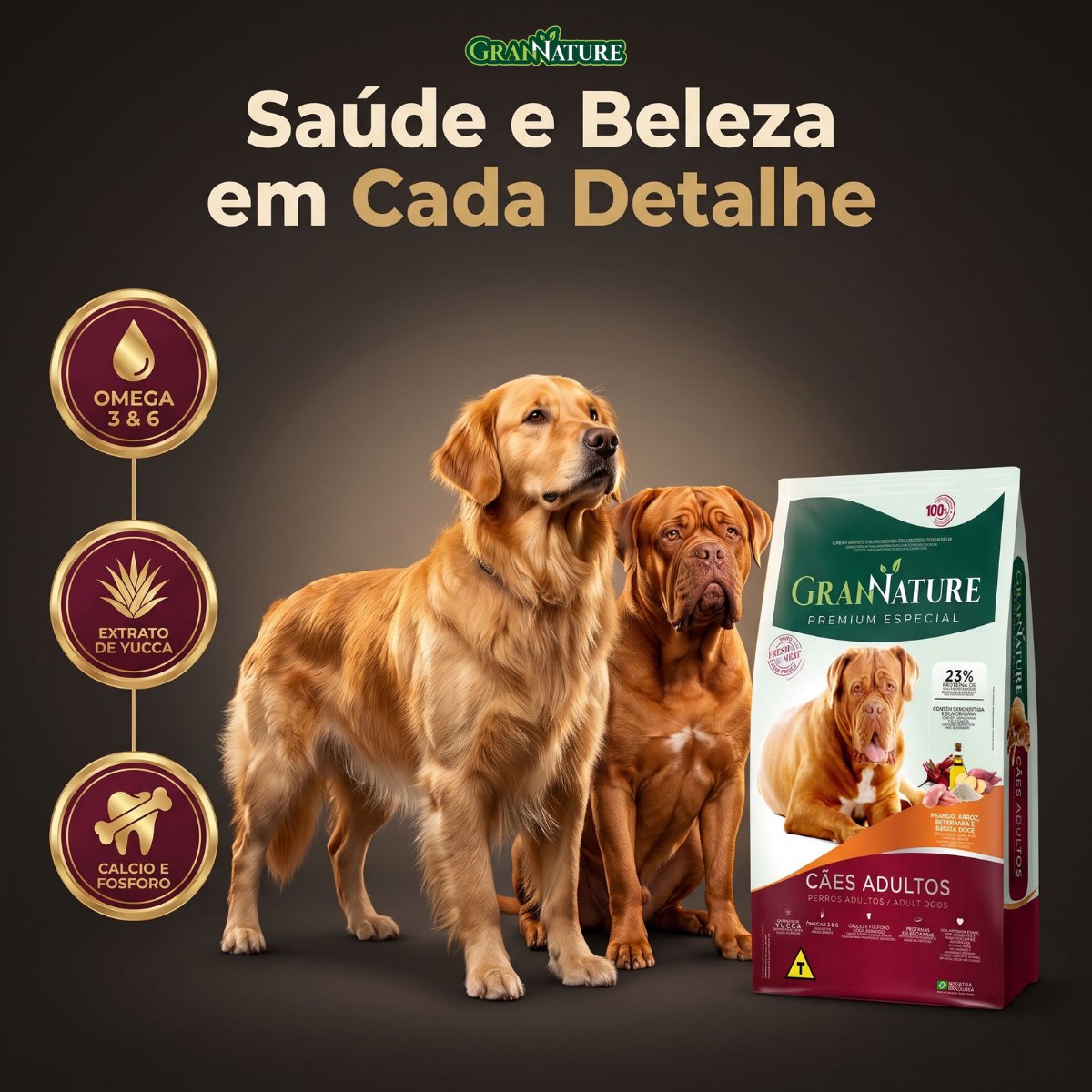 Ração Grannature Cães Adultos