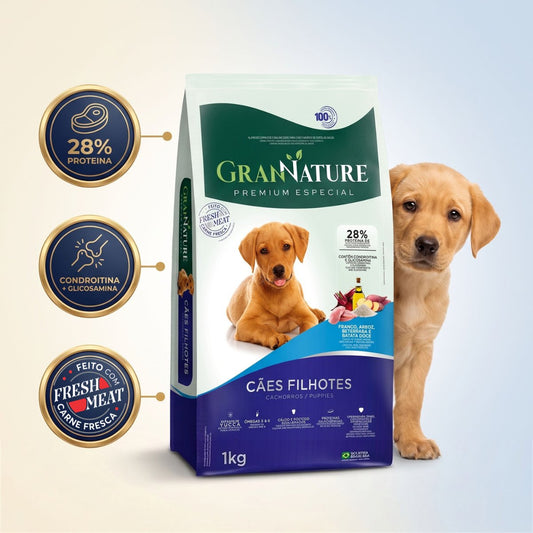 Ração Grannature Cães Filhotes 1 kg