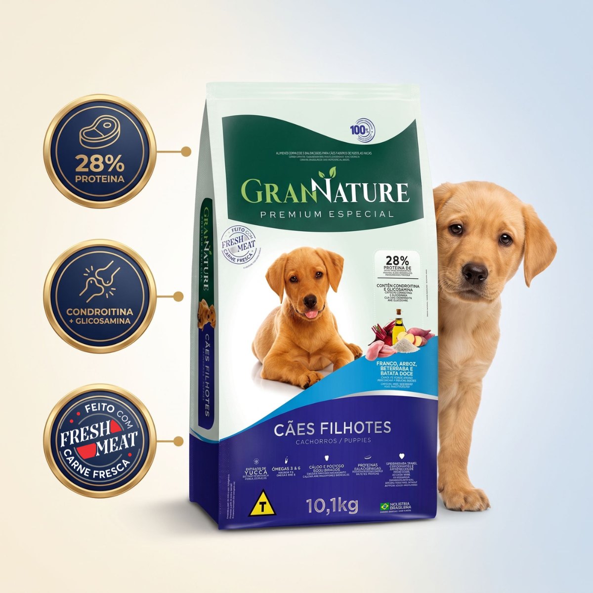 Ração Grannature Cães Filhotes 10,1 kg