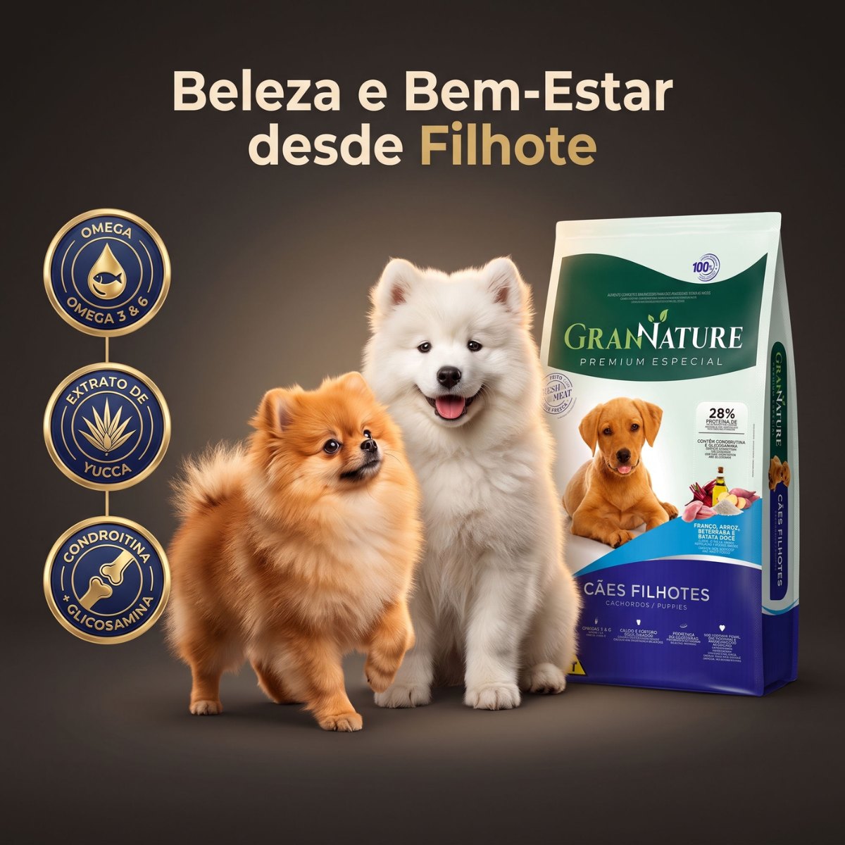 Ração Grannature Cães Filhotes
