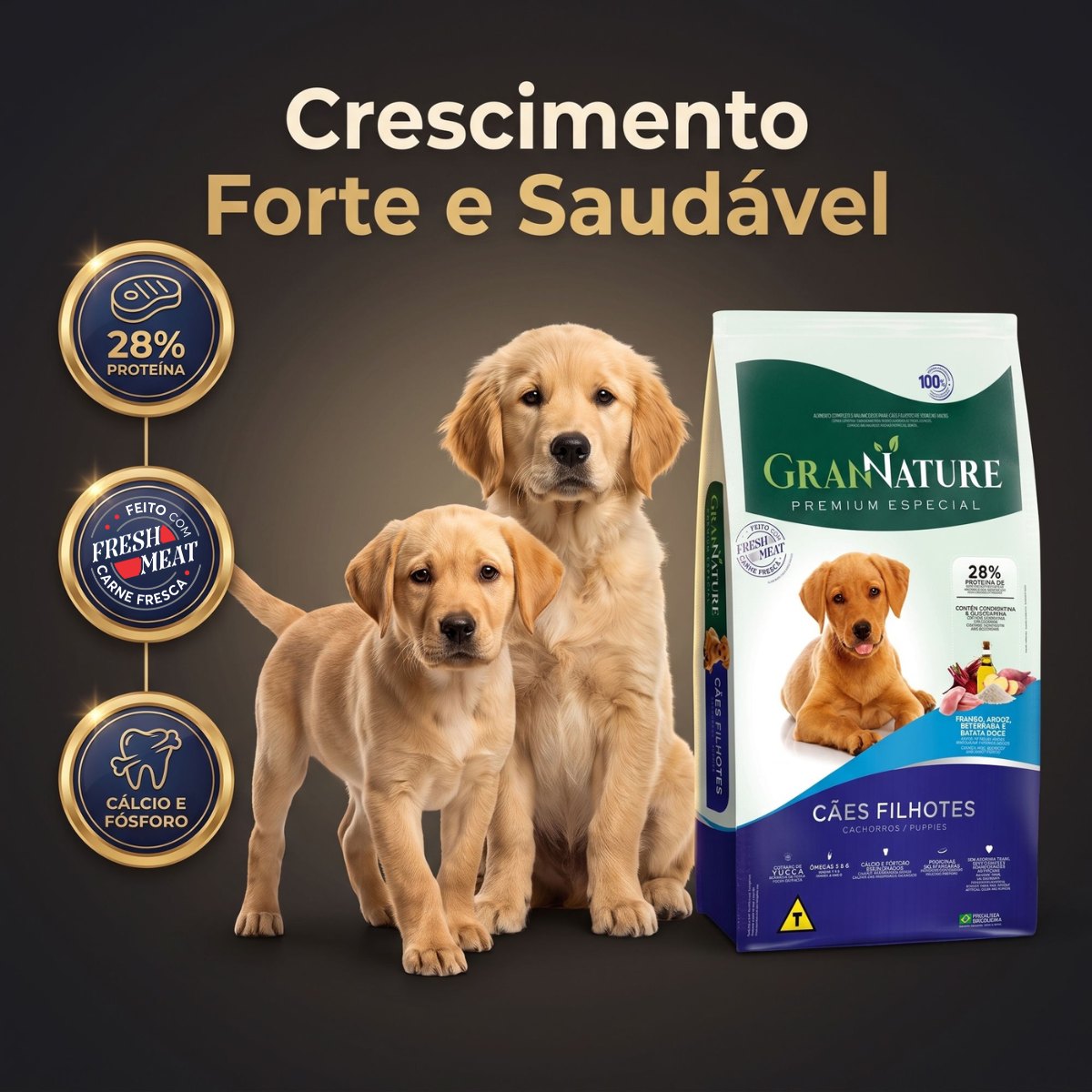 Ração Grannature Cães Filhotes