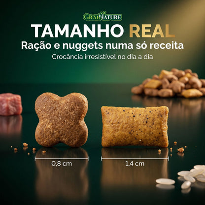 Ração Grannature Gatos Adultos Mix com Nuggets