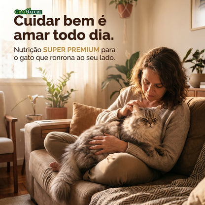 Ração Grannature Gatos Castrados Frango e Arroz