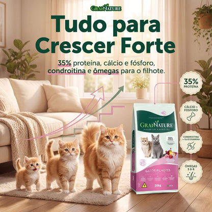 Ração Grannature Gatos Filhotes