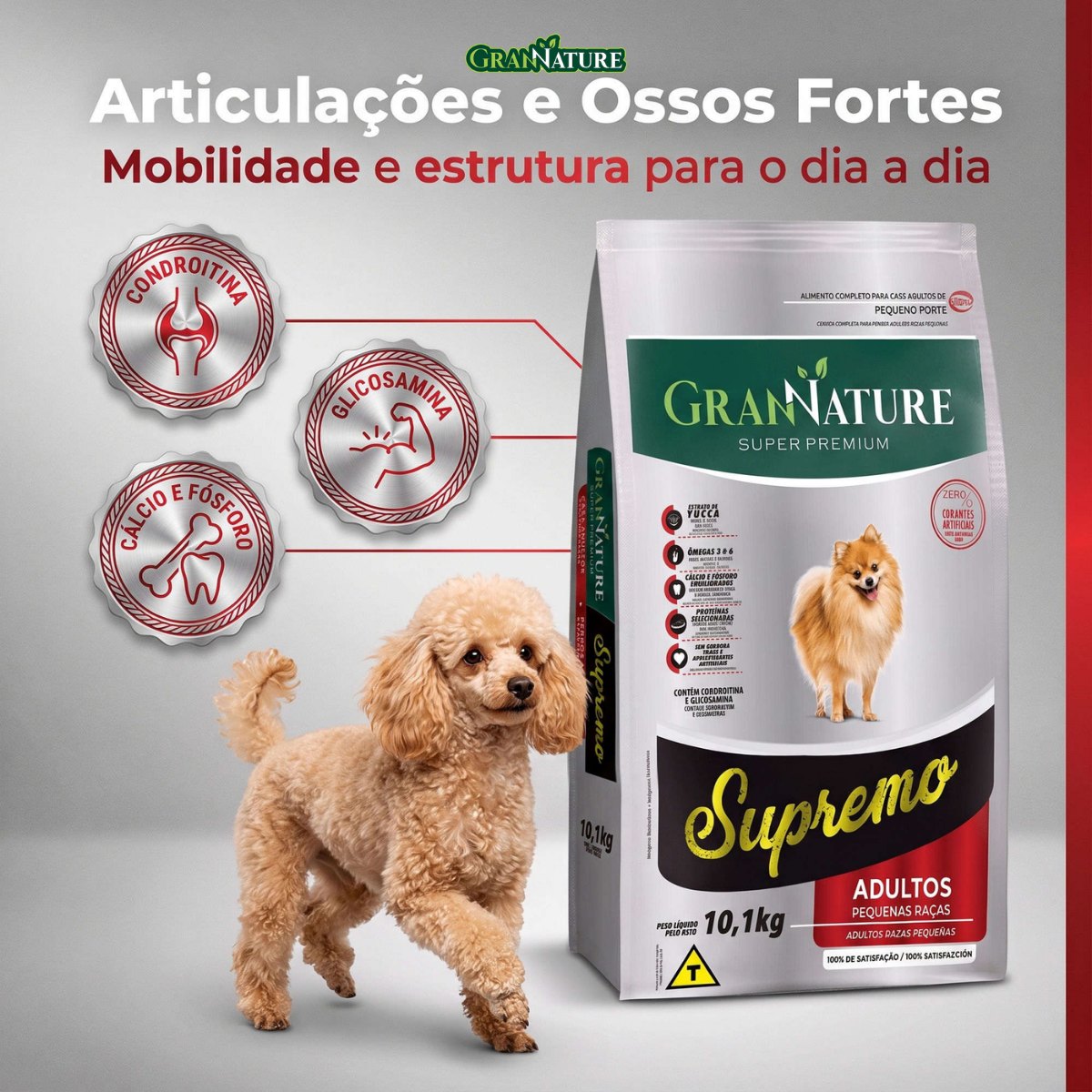 Ração Grannature Supremo Cães Adultos Pequenas Raças
