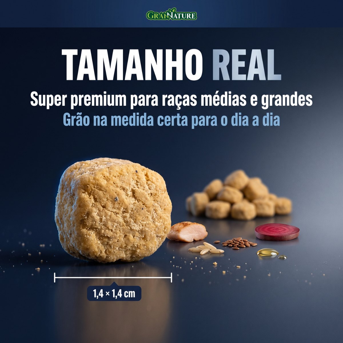 Ração Grannature Supremo Cães Adultos Raças Médias e Grandes
