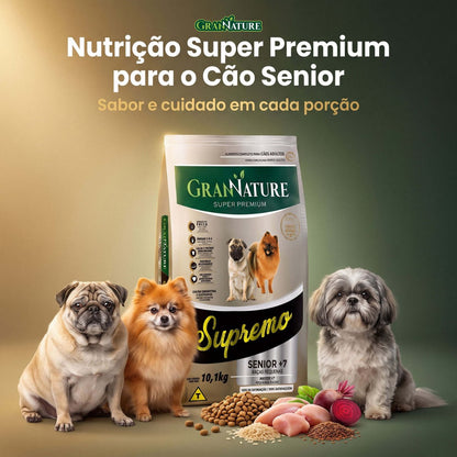 Ração Grannature Supremo Cães Sênior 7+ Pequenas Raças