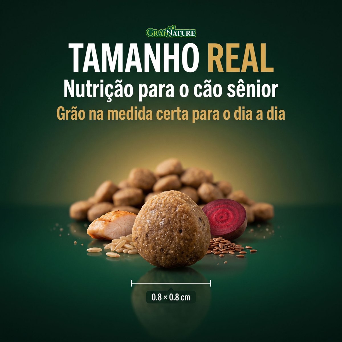 Ração Grannature Supremo Cães Sênior 7+ Pequenas Raças