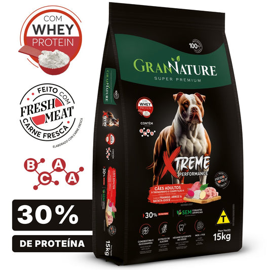Ração Grannature Xtreme Cães Adultos 15 kg