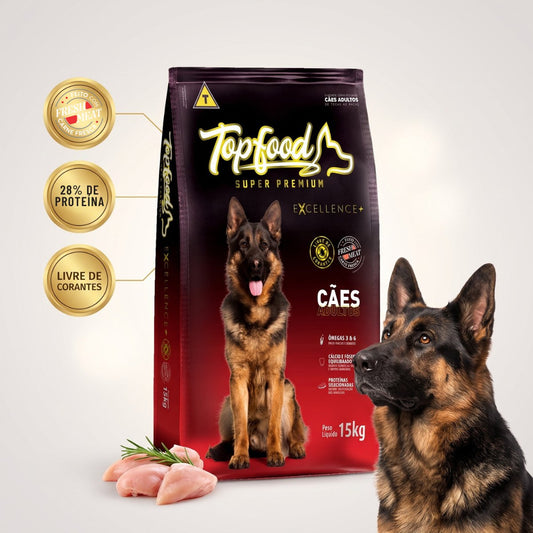 Ração Top Food para Cães Adultos 15 kg