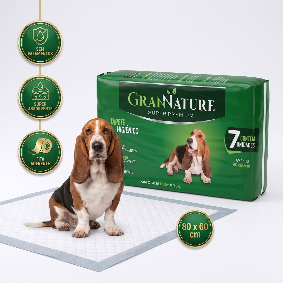Tapete Higiênico Grannature para Cães 7 unidades